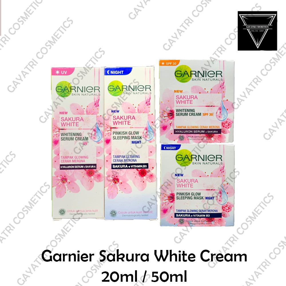 Garnier Sakura Glow Day &amp; Night Cream 20ml / 50ml