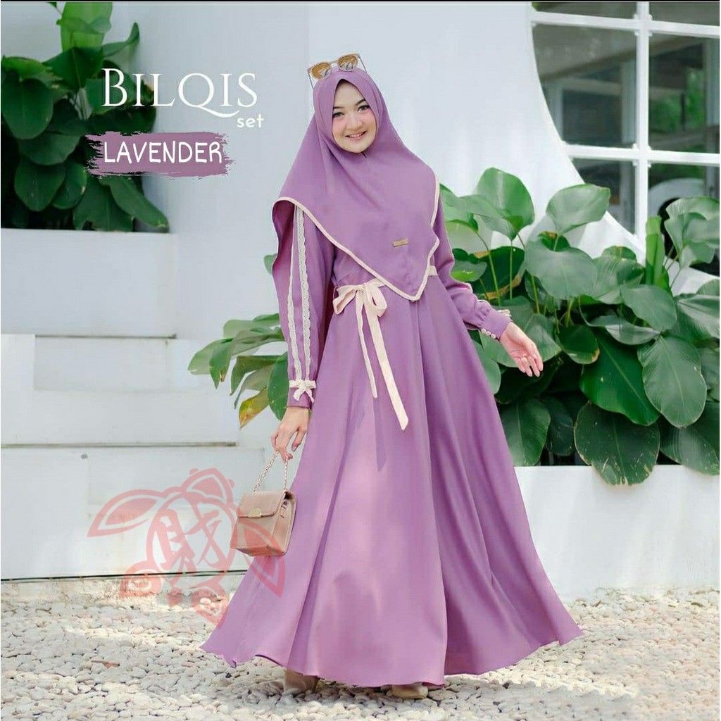 SYARI BILQIS RENDA CANTIK / GAMIS WANITA TERBARU / GAMIS WANITA TERLARIS / GAMIS WANITA MENGAJ / COD