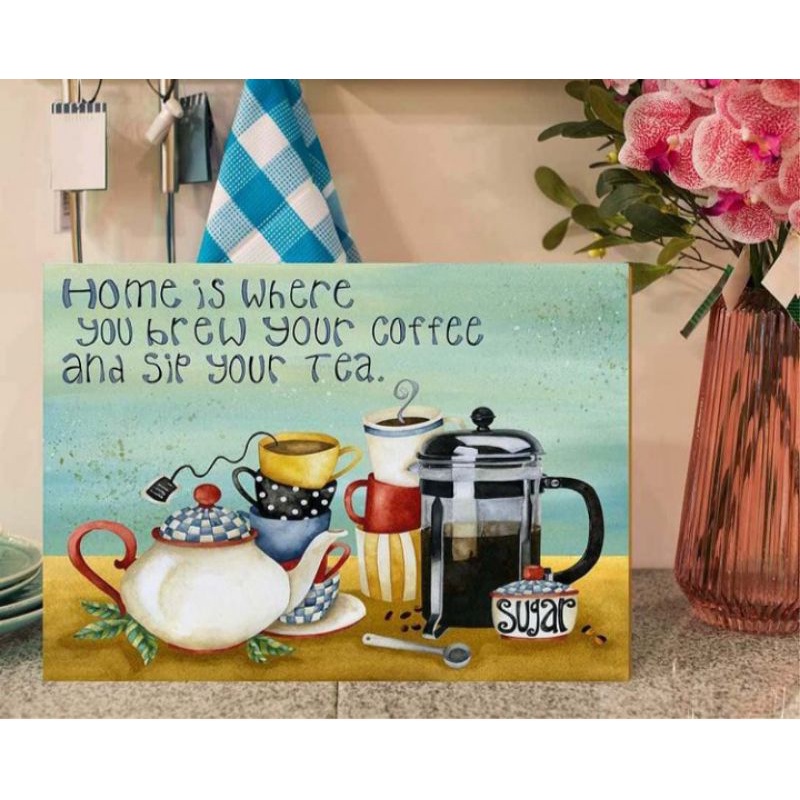 Hiasan dinding dapur walldecor ruang makan