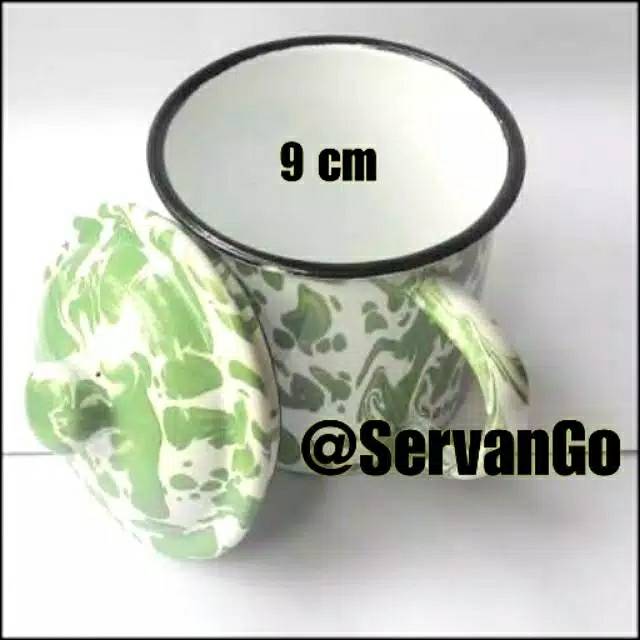 Cangkir Gelas Mug Lurik Blirik 9cm