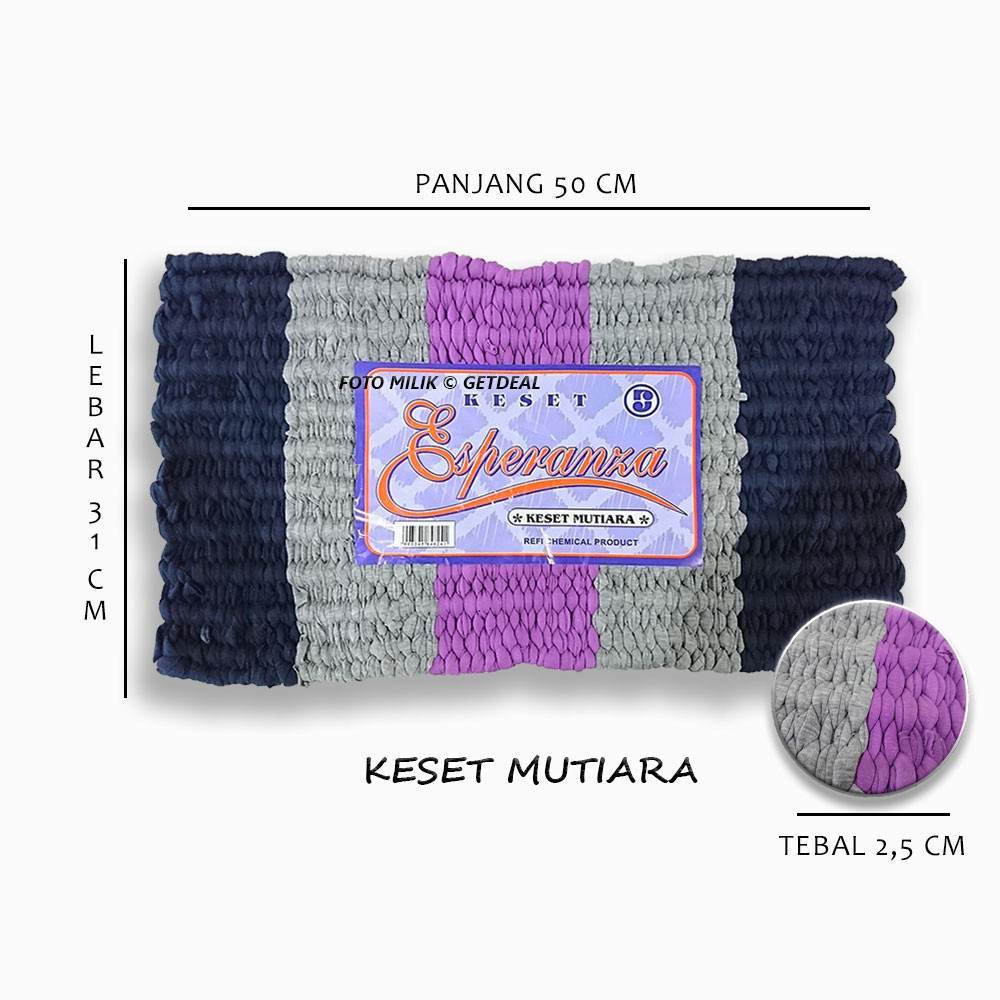 KESET MUTIARA 35X55CM / SUMBU TEBAL 38X58CM KESET DAPUR / KESET KETUPAT JUMBO / KESET KAMAR MANDI