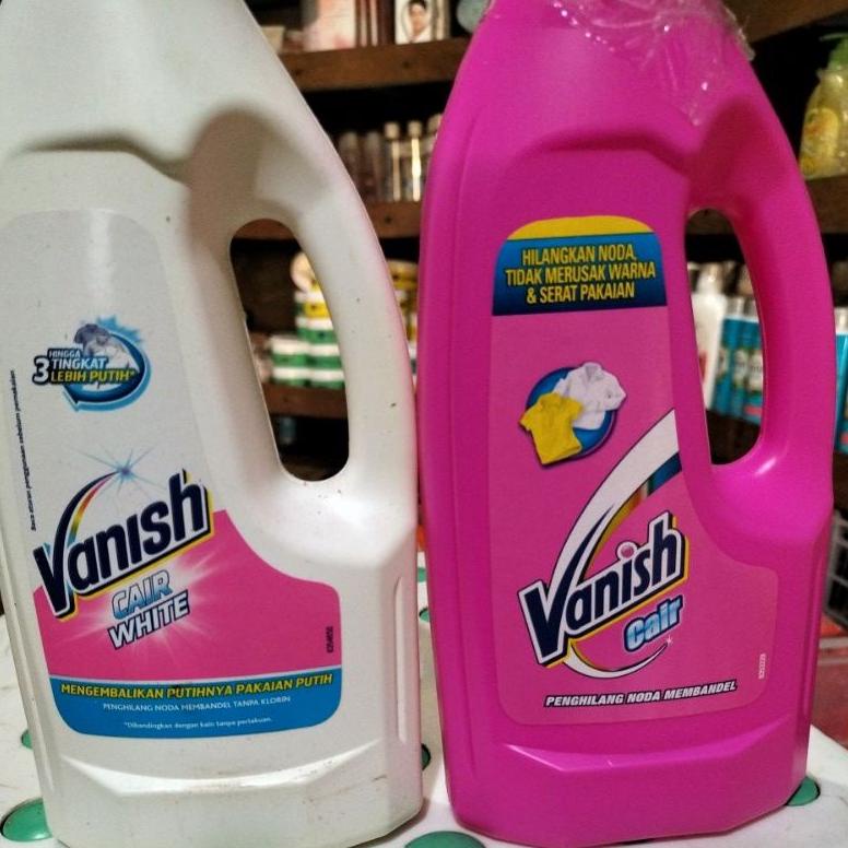Vanish Cair Botol Penghilang Noda Dan Pemutih Pada Pakaian 500 Ml