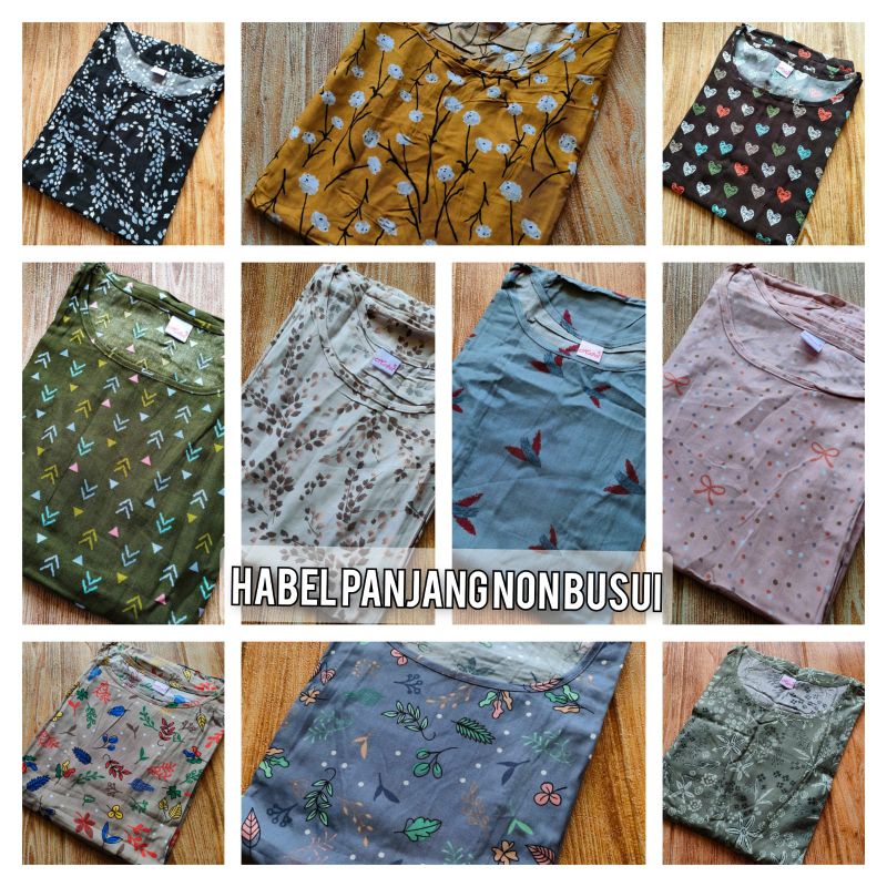 Daster Rayon HABEL NON BUSUI Panjang Semata Kaki-3