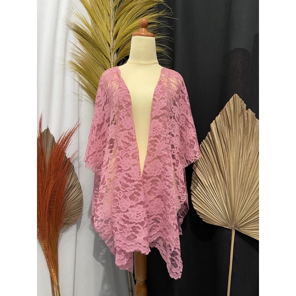 Balenciana Outer Brokat premium/ Brokat kondangan kebaya modern Outer cutting modern / Baju kondangan brokat simple