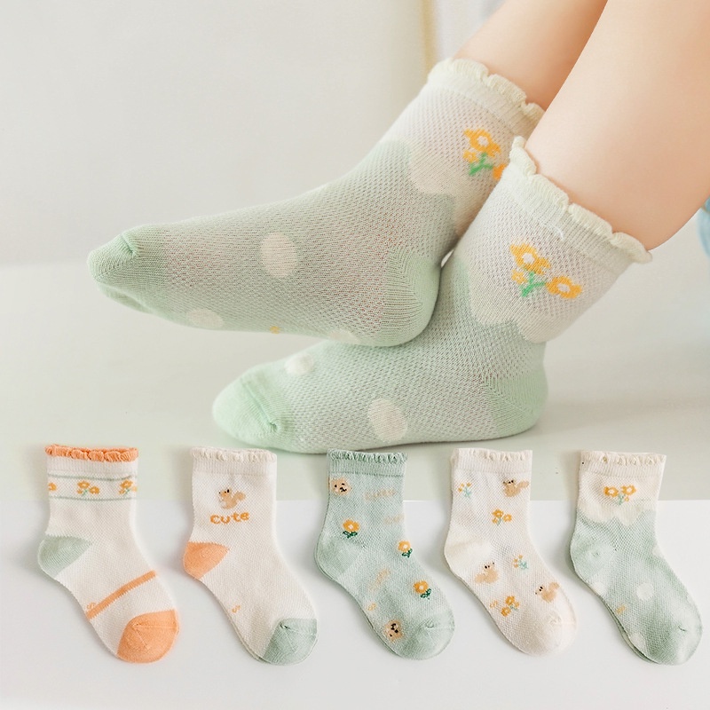 5 set KAOS KAKI Anak cewek cocok umur 1th - 12th motif lucu cute unik