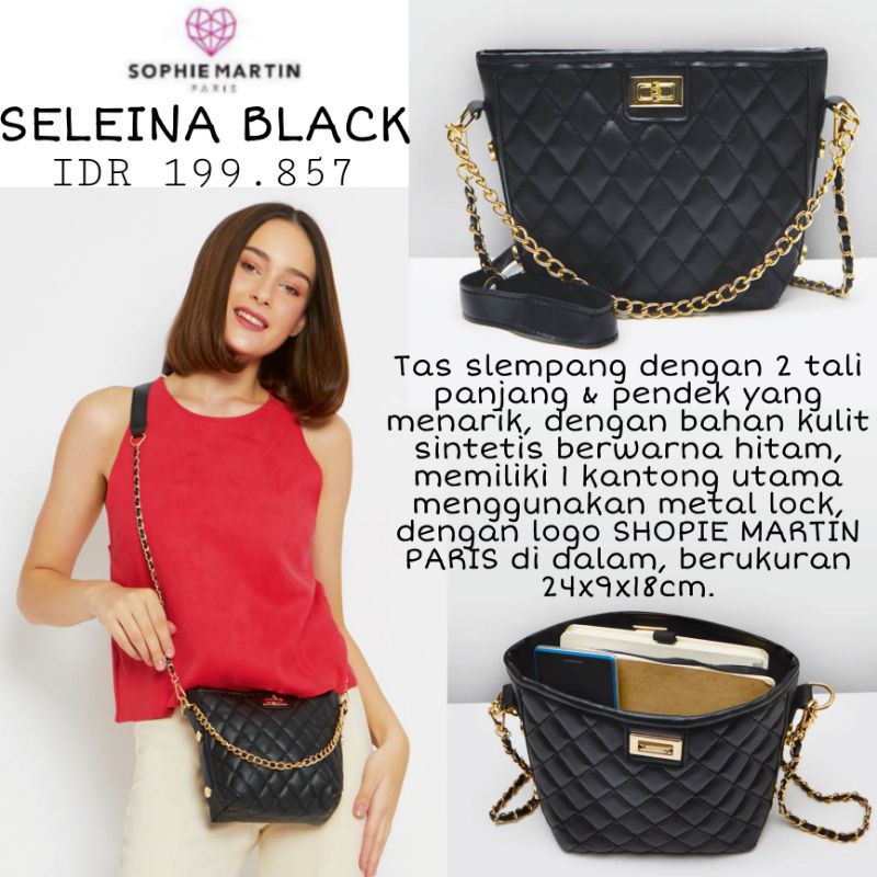 TAS SELEINA : BROWN / BLACK BY SOPHIE MARTIN