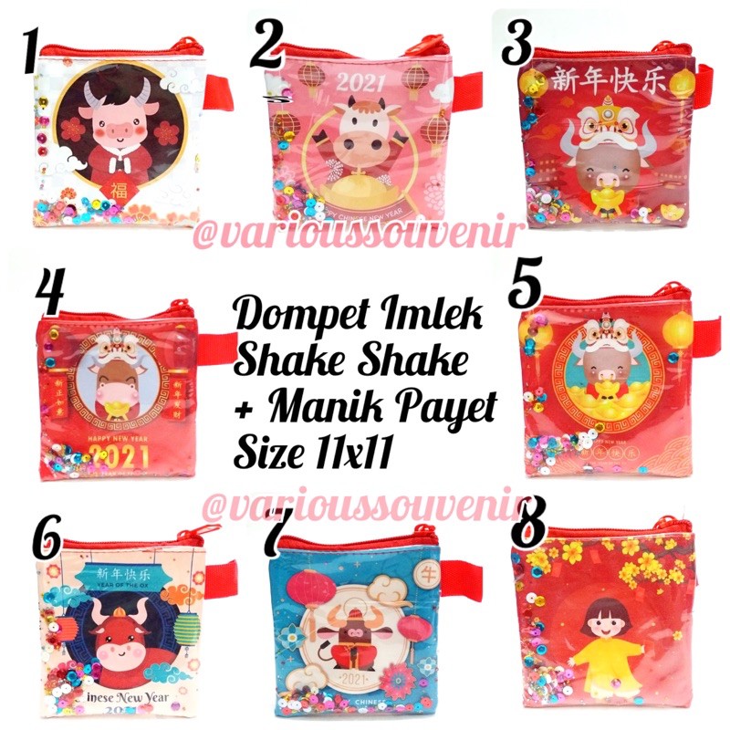 Dompet Angpao Imlek Tahun 2023 Shio Kelinci Rabbit Bunny Zodiac Model Shake Shake Manik Payet Lucu Murah Kebo