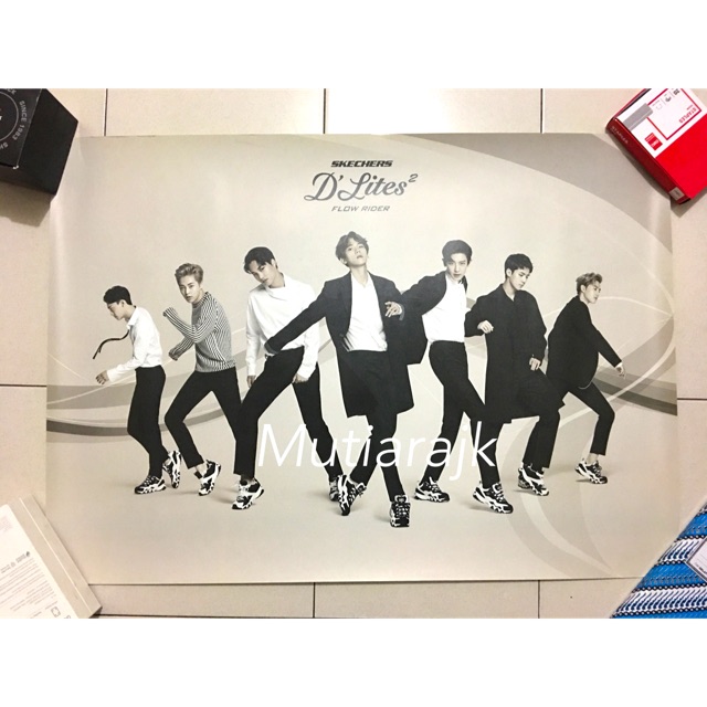 [RARE] EXO x Skechers D’Lites 2 Flow Rider poster