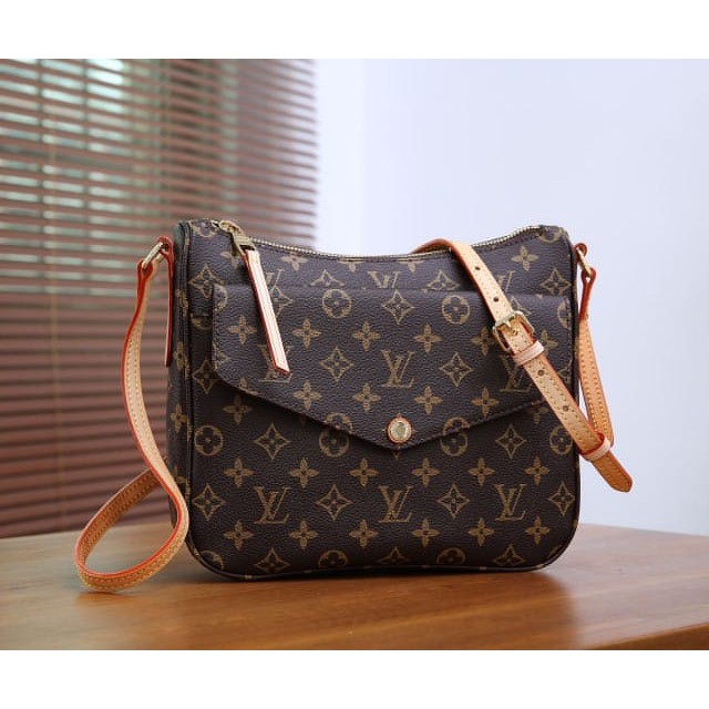 TK2B Tas wanita import batam Tas selempang wanita murah LV Mabillon Bag 41679 High Premium AAA