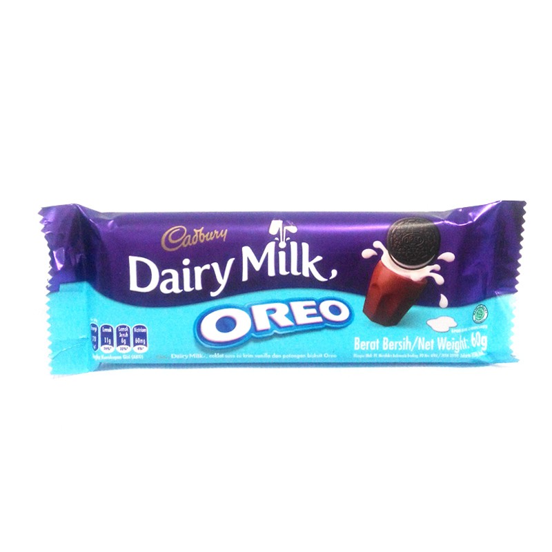 

CADBURY DAIRY MILK OREO 60GR