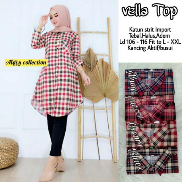 Tunik Serut Palem Lawasan Batik Sarimbit Modern Tunik Casual Kantor Kerja Kondangan Cantik