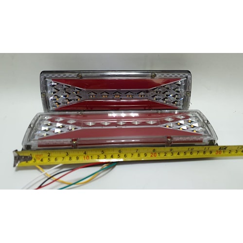 Stoplamp ST-1226 12/24 Volt 30 cm Aksesoris Variasi Mobil Truk Truck Mobil Besar Mitsubishi Hino Tata Volvo UD Toyota Isuzu Kipas Dan Lain Lain Universal