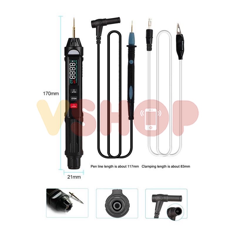 DIGITAL PEN MULTITESTER - MULTIMETER PEN DIGITAL RELIFE DT-01