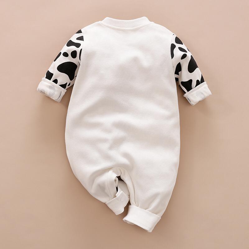 Baju bayi Import KOREA motif Moo PREMIUM jumper bayi-1