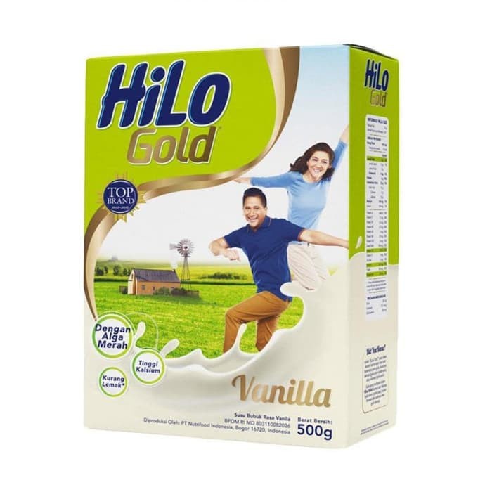 Promo Harga Hilo Gold Vanilla 500 gr - Shopee
