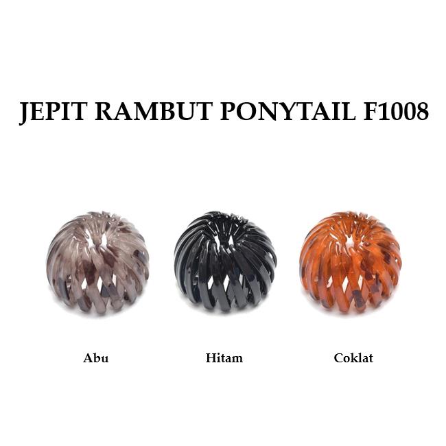 Grosir - F1008 Jepit Rambut Gaya Retro Korea / Ikat Rambut Ponytail / Jepit Rambut Fashion / Sanggul Rambut Wanita