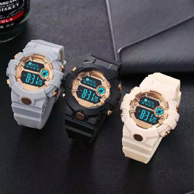 COLORFULL JAM TANGAN SPORTY DIGITAL LED PRIA/WANITA