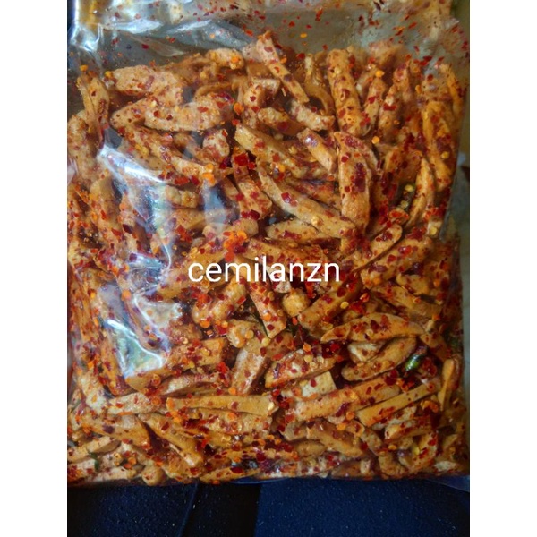 

COD Basreng baso goreng pedas daun jeruk /basreng stick pedas jeletot daun jeruk isi 1kg