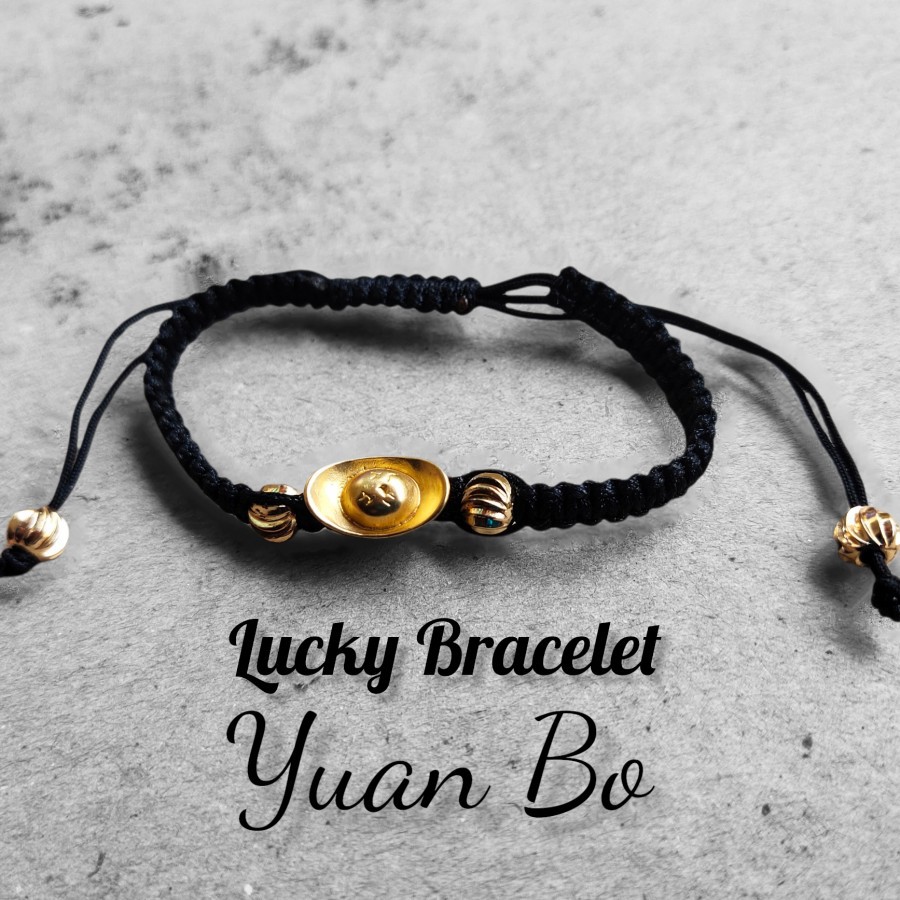 Gelang Keberuntungan Lucky Yuan Bo Tali Anyaman