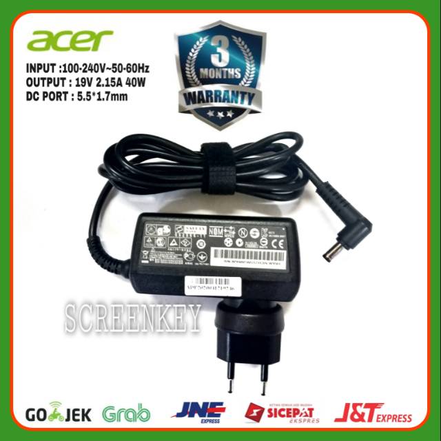 Adaptor Charger Notebook Acer Aspire One D255 D260 D270 522 723 V5-131 V5-121 V5-123 V5-122 V5-132P