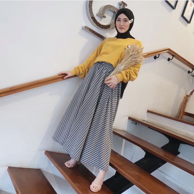 MOZA SKIRT BASIC || SQUARE BASIC SKIRT BERSKA