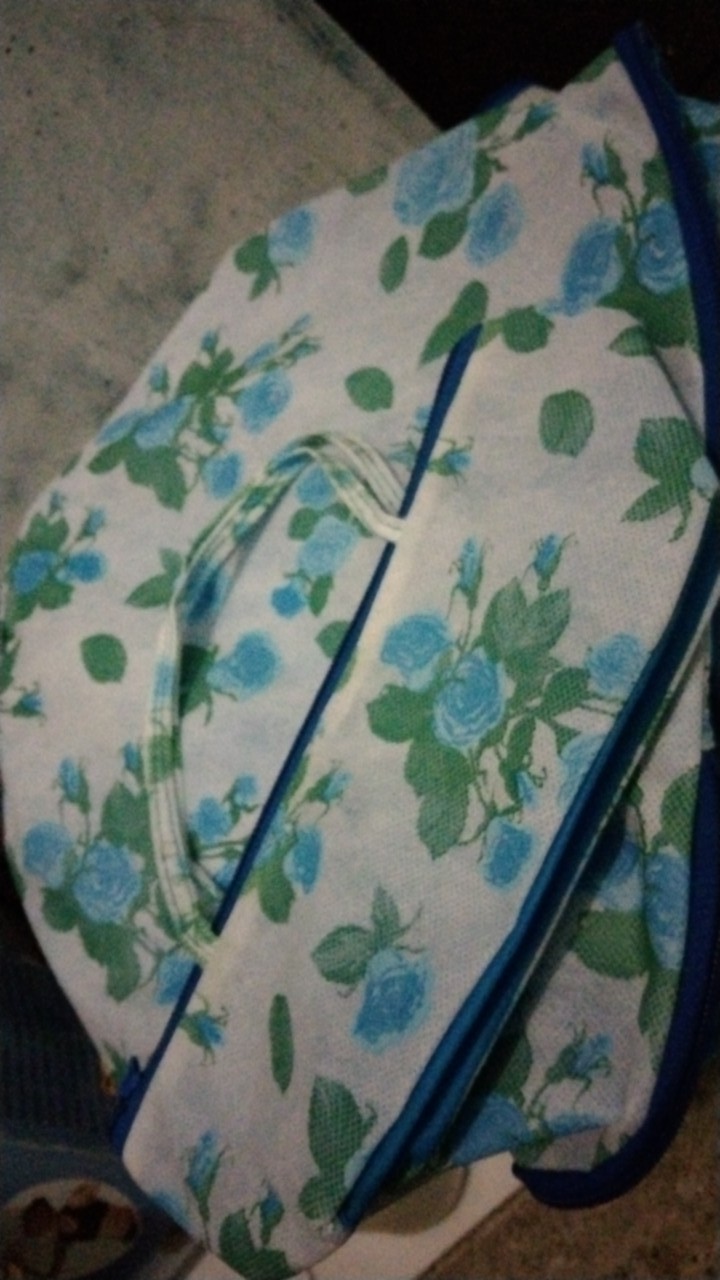 Dompet Sendok, Tempat Sendok Bahan Sponbond Lapis 2 Gambar Motif