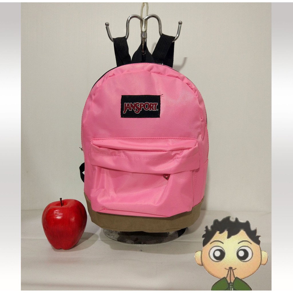 Tas Ransel Jansport Mini PINK MUDA Polos L5