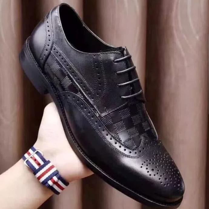 sepatu pantofer louis vuitton mirror 1:1 Quality / pria