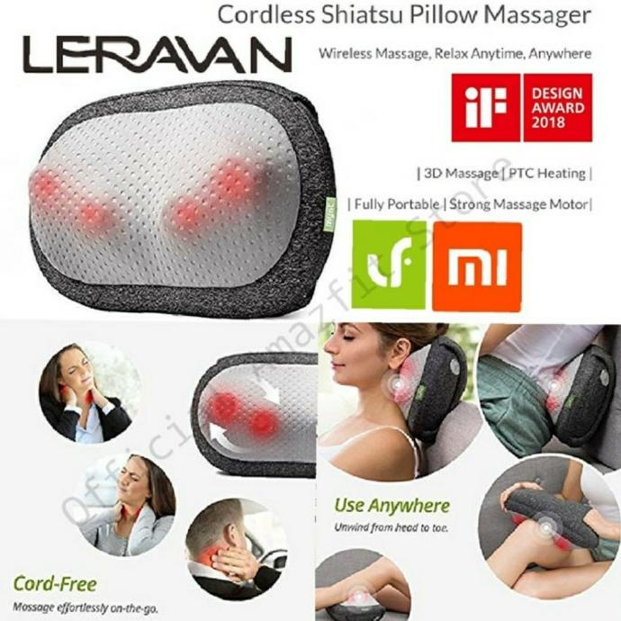 Xiaomi LF Lefan Hot Pillow Massage Bantal Pijat Hangat