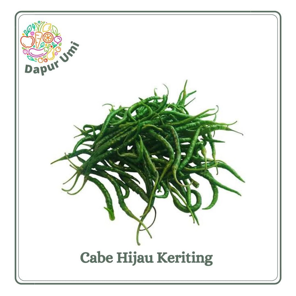

CABE CABAI KERITING KRITING HIJAU - SAYUR SAYURAN SEGAR PURWAKARTA