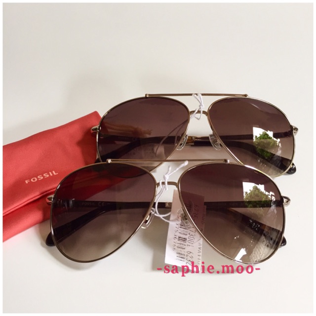 Fossil Sunglasses Aviator NWT
