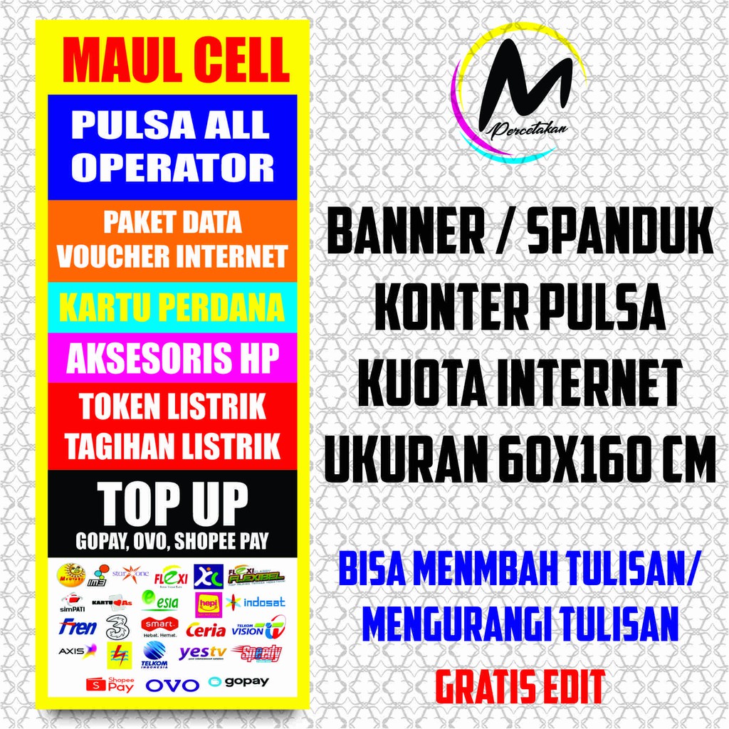 Banner Konter Spanduk XBanner - 60x160 Cm