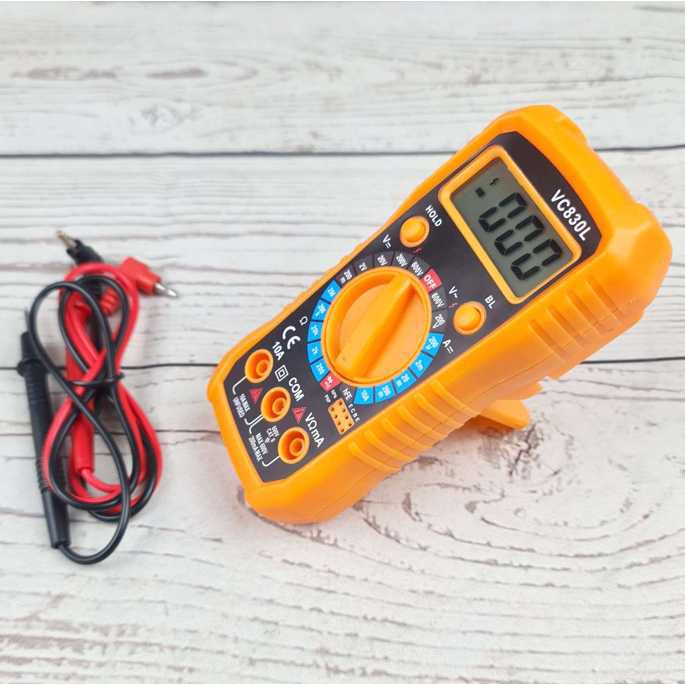 Junejour Mini Digital Multimeter AC/DC Voltage Tester - VC830L Multitester digital,Avometer Digital