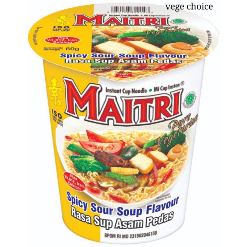 maitri cup rasa sup asam pedas