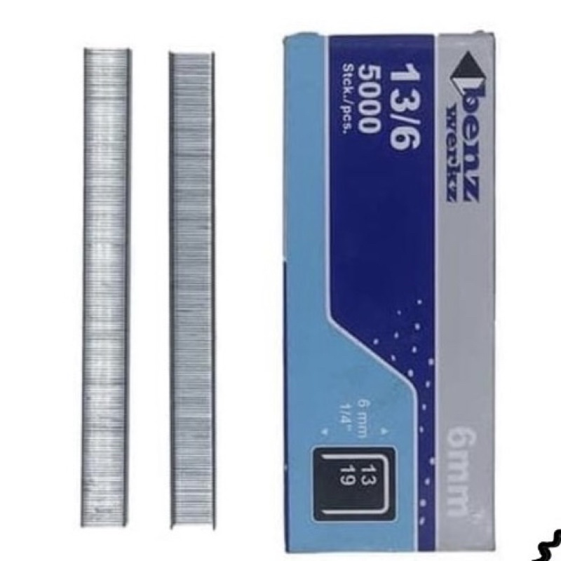 

BENZ 6mm 5000pcs Anak staples 6mm Anak hekter tembak 6mm Isian staples R23 isi 5000pcs