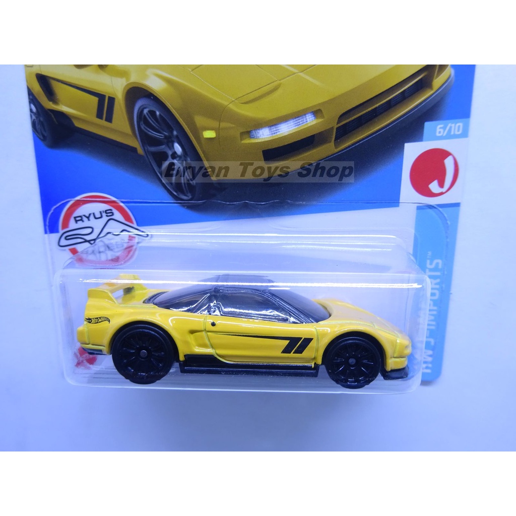 Hot Wheels 90 Acura NSX Kuning - New