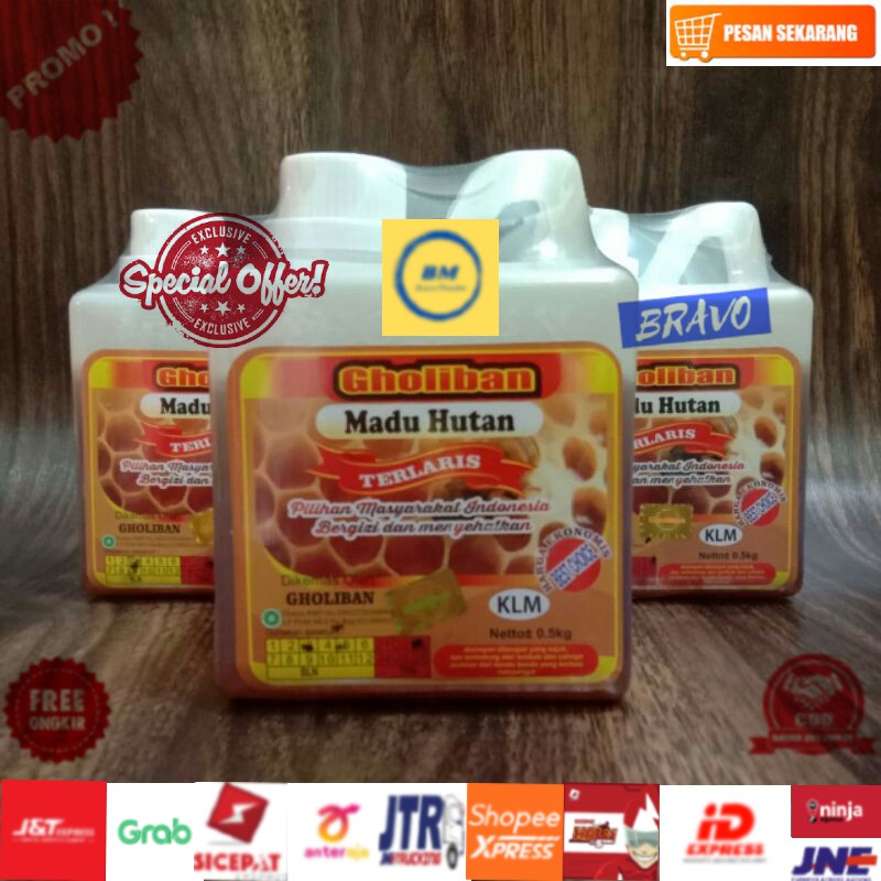 

Madu Gholiban 500gr Madu Hutan Gholiban Original Bersegel Resmi.