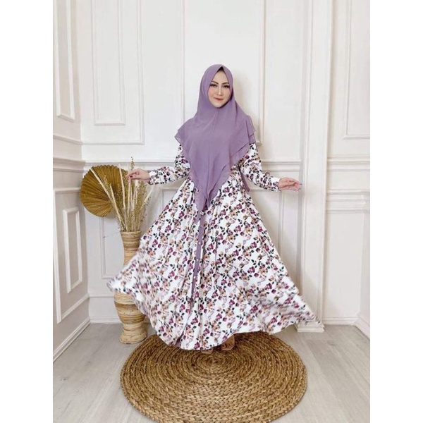 Gamis NAZKYA set Syar'i || NAZKYA Gamis || Gamis Terbaru