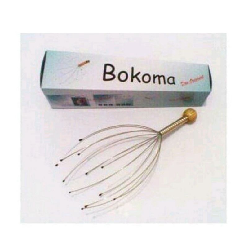 Bokoma Alat pijit Kepala Refleksi Kesehatan Hand Head Massager untuk susah tidur