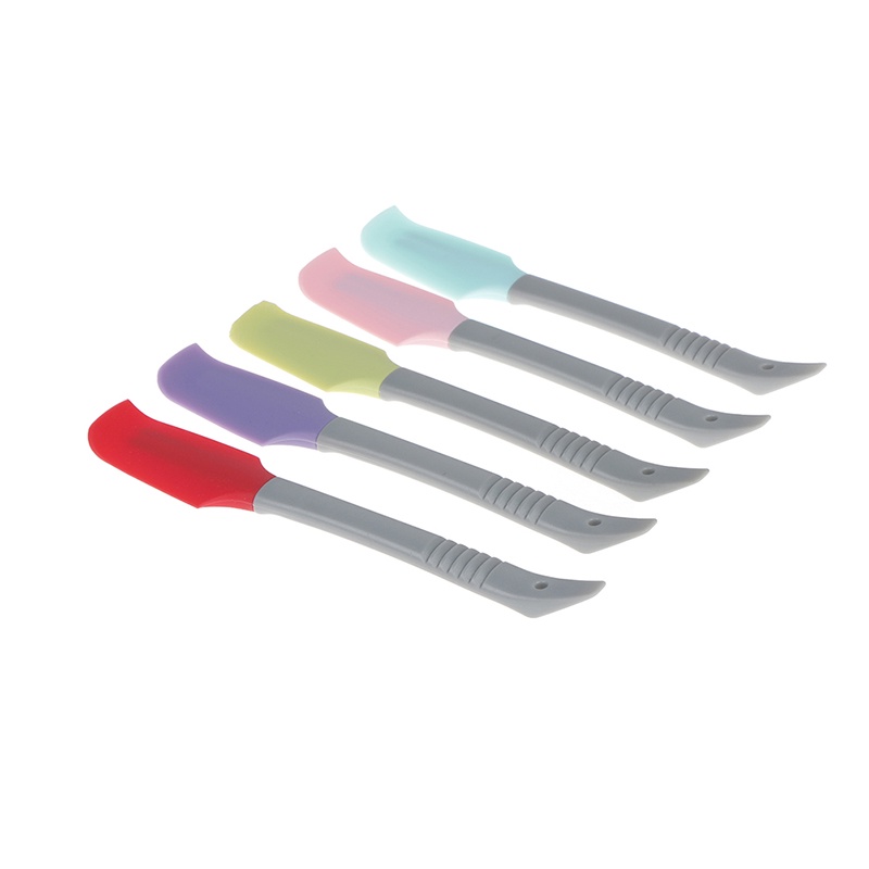 1pc Spatula Silikon Mini Untuk Mencampur Krim / Mentega / Adonan Kue