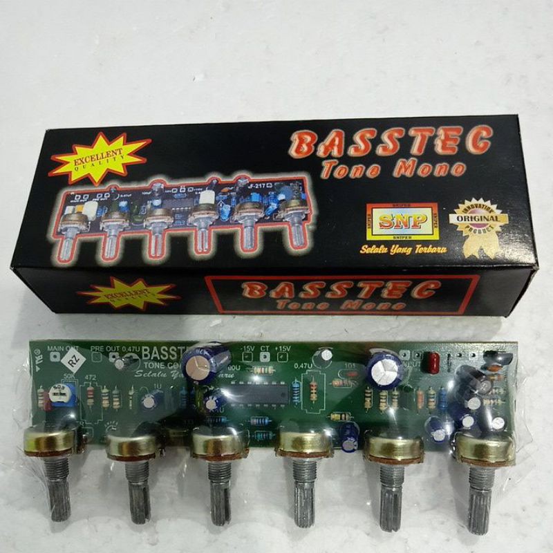 BASSTEC Tone Control Mono Plus Subwoofer  Middle Dan Preamp Mic Excellent Quality BME AF217.,