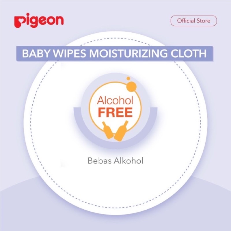 Pigeon Moisturizing wipes 70 lbr Pigeon Moisturizing cloth Tisu Basah Pantat Bayi