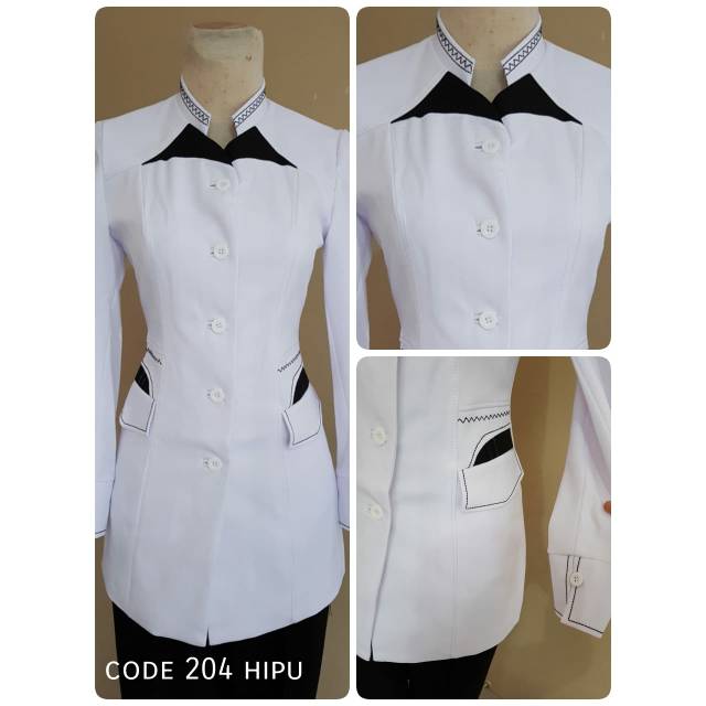 22 Model Baju  Dinas  Putih  Guru