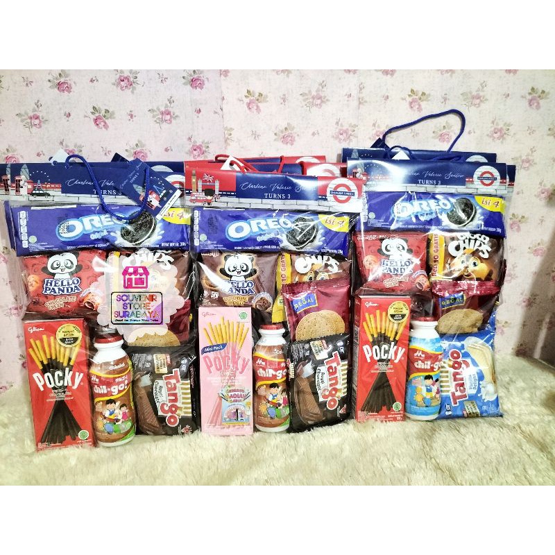 PAKET MORINAGA || Snack ultah no chiki || Paket ultah anak | Snack ulang tahun