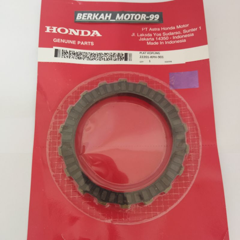 PLAT KOPLING/ KAMPAS KOPLING HONDA SUPRA X 125 KARISMA (KPH ORI)