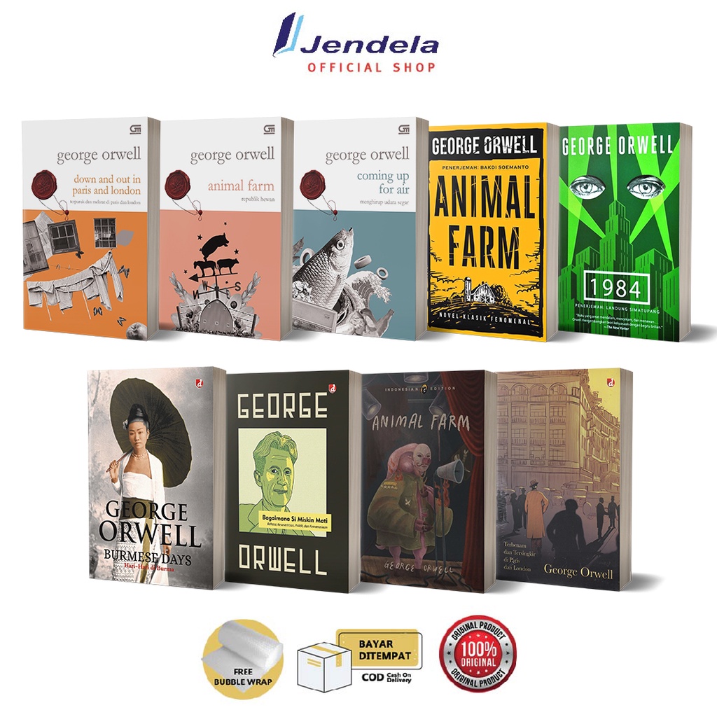 George Orwell - Animal Farm 1984 Burmese Days