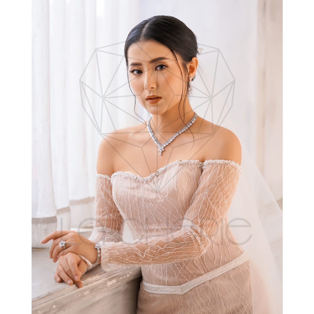 La Cherie Jewellery Cleora Wedding Necklace Set