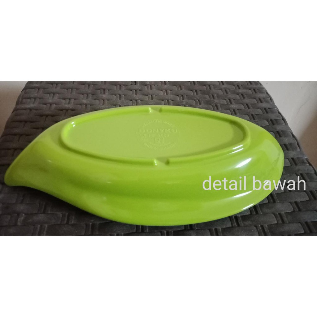 Mangkok fancy Daun/Kapal Mf-2609 Melamine - Harga Satuan +Bubblewrap &amp; Kardus