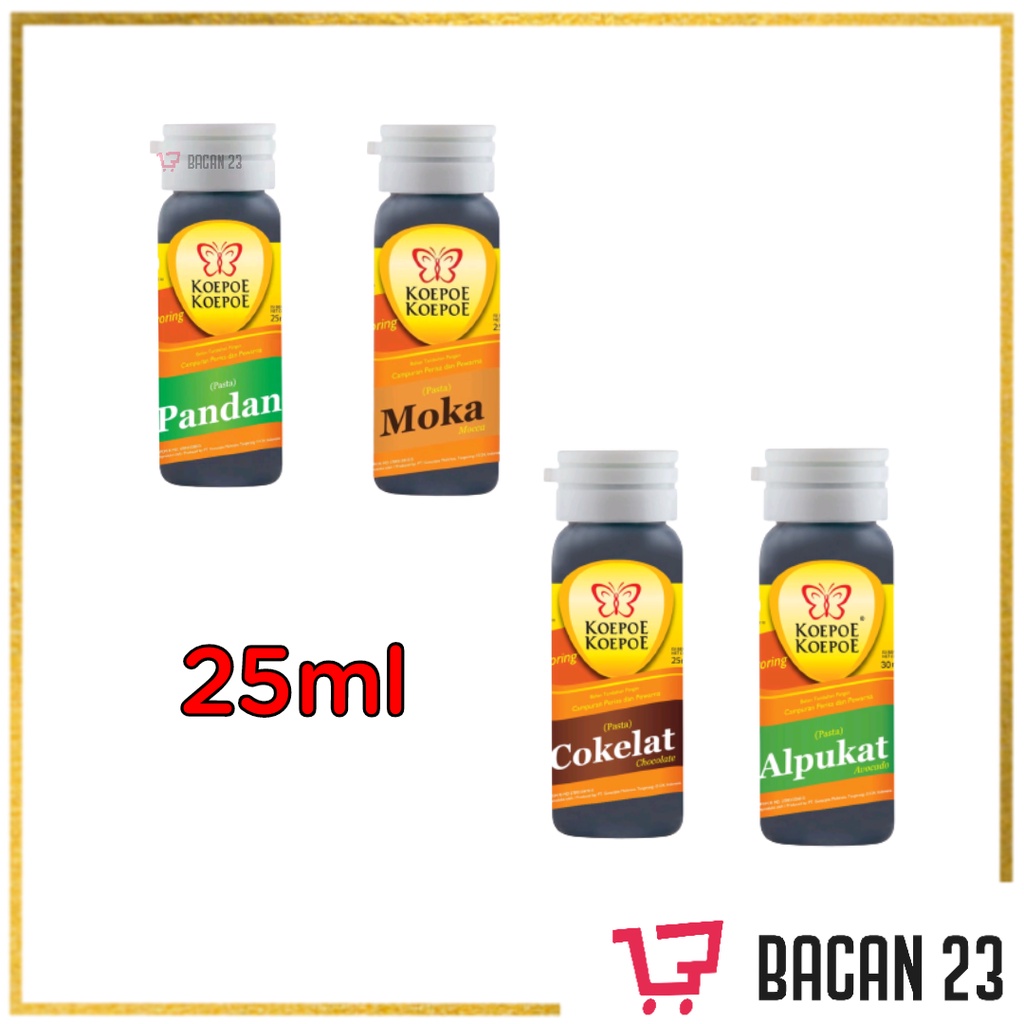 Koepoe - Koepoe Pasta ( 25 ml ) / Perisa Makanan / Essens / Aroma Makanan / Bacan 23 - Bacan23