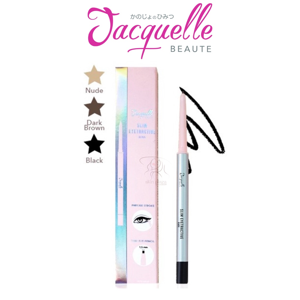 Jacquelle Slim Eyetractive (Eyeliner Pen) Brush Waterproof BPOM